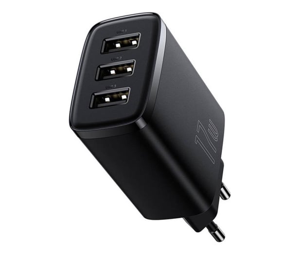 Baseus Ładowarka sieciowa 3x USB-A 17W - 1194205 - zdjęcie 4